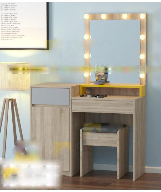 Bàn trang điểm 146a - Gỗ MDF Bàn trang điểm 146a - Gỗ MDF